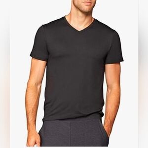 32 Degrees Men's V-Neck T-Shirt Black Size L